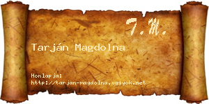 Tarján Magdolna névjegykártya
